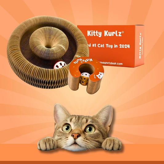 Cat Toy With Bells Accordion-style Scratching Post For Cats Pets Fashion
