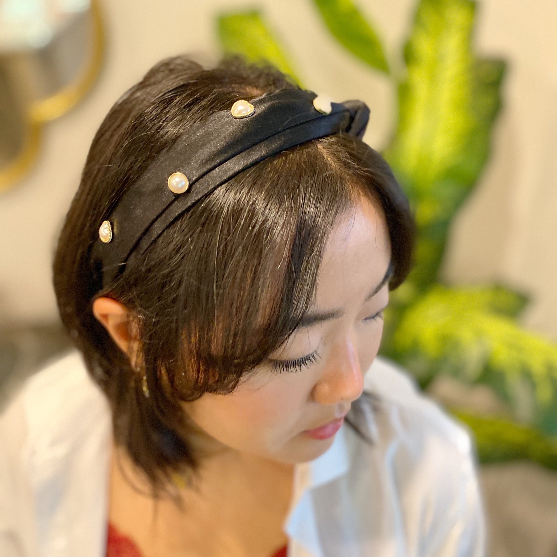 Liz Heart Embellished Headband LadyShow.Store