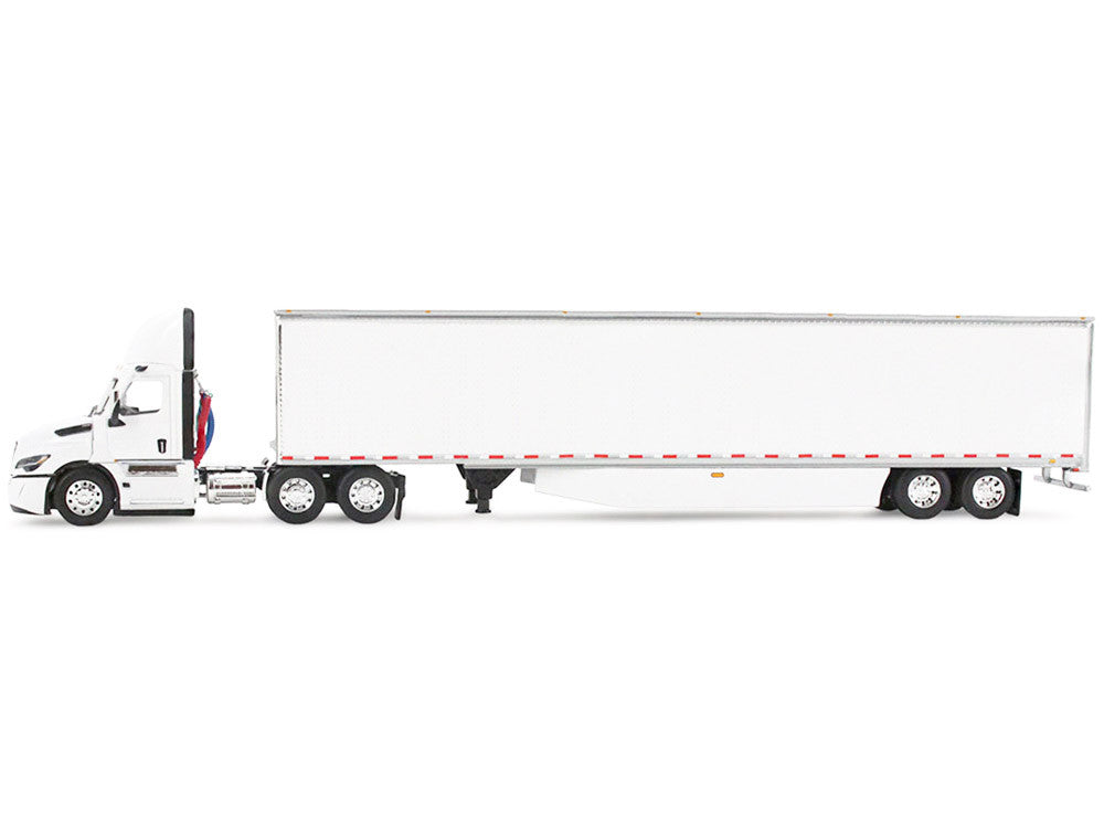 Freightliner Fifth Generation Cascadia Day Cab and 53' Utility Trailer with Skirts White 1/64 Diecast Model by DCP/First Gear LuxuryLifeWay Online Store