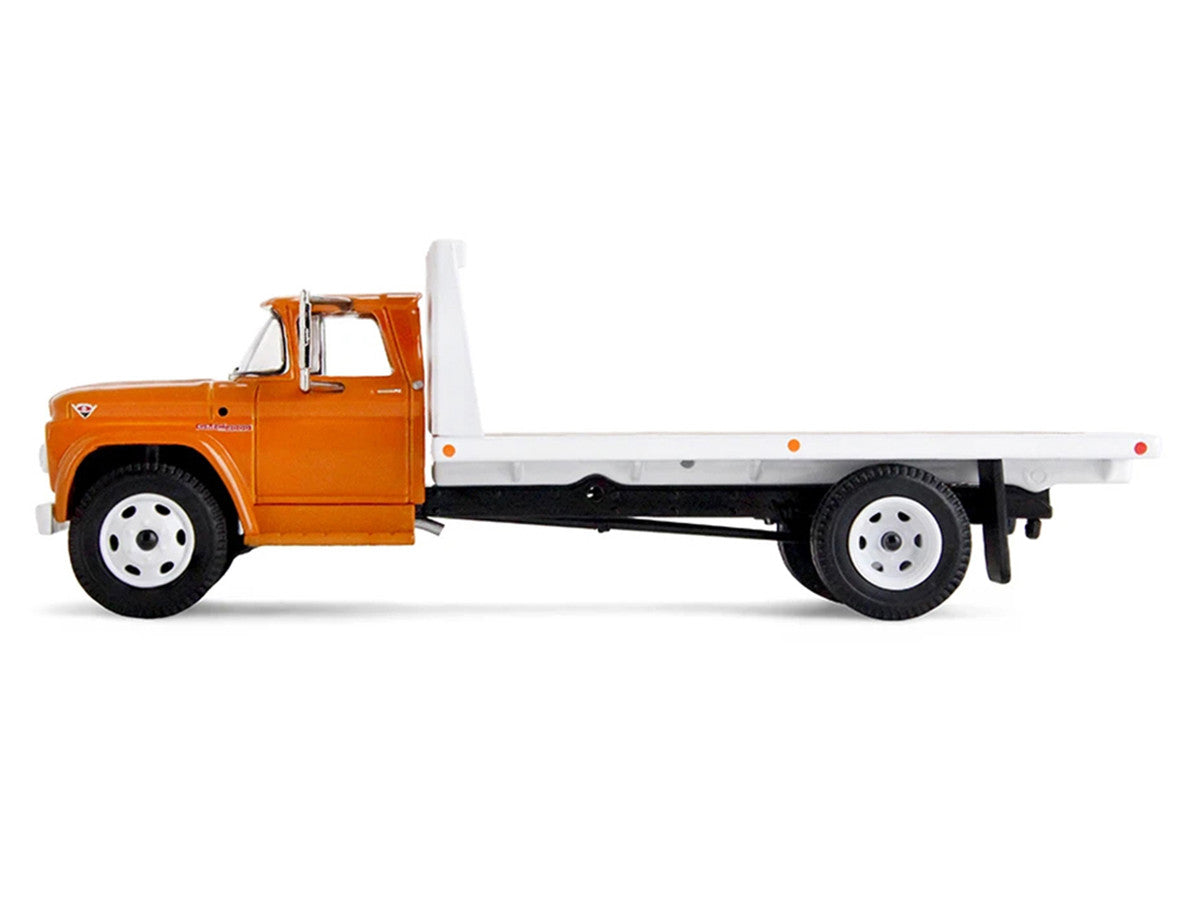 GMC 4000 Flatbed Truck Omaha Orange 1/64 Diecast Model by DCP/First Gear LuxuryLifeWay Online Store