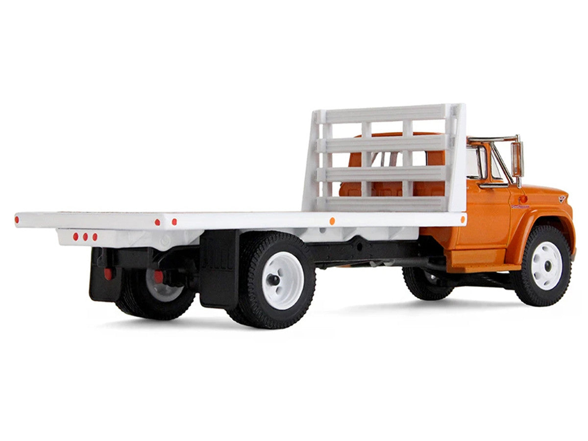 GMC 4000 Flatbed Truck Omaha Orange 1/64 Diecast Model by DCP/First Gear LuxuryLifeWay Online Store