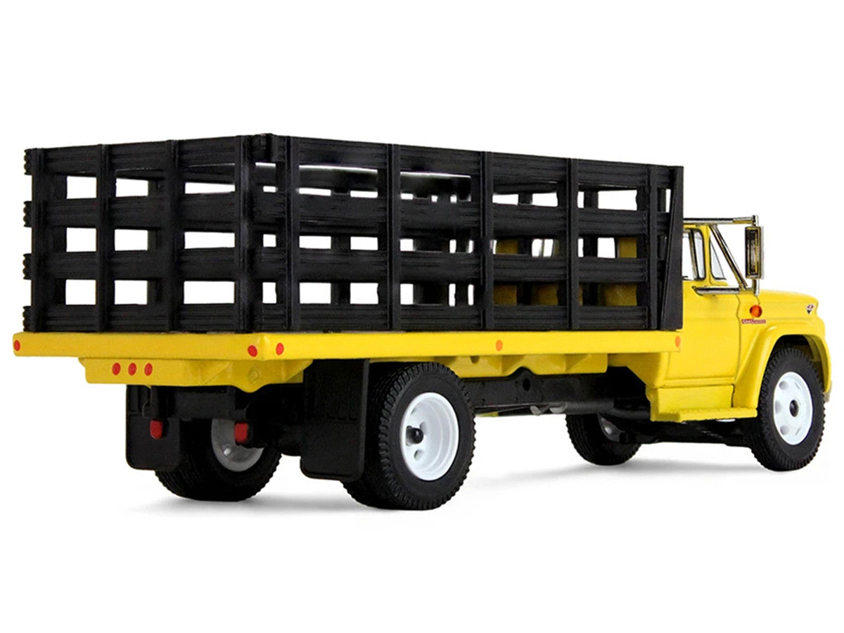 GMC 4000 Stake Truck Bright Yellow 1/64 Diecast Model by DCP/First Gear LuxuryLifeWay Online Store