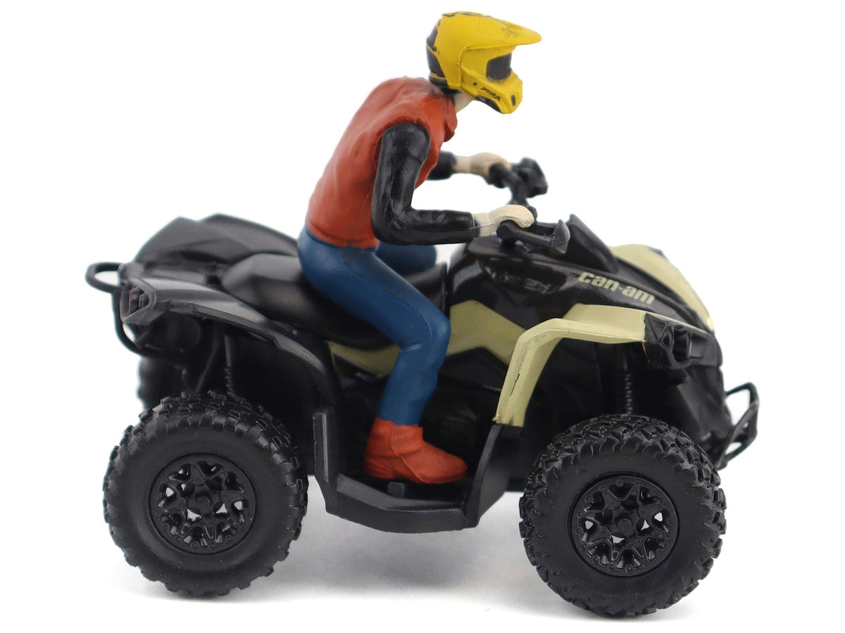 Can-Am Renegade X XC 1000R ATV Desert Tan with Driver Figure 1/32 Diecast Model by BRP Models LuxuryLifeWay Online Store