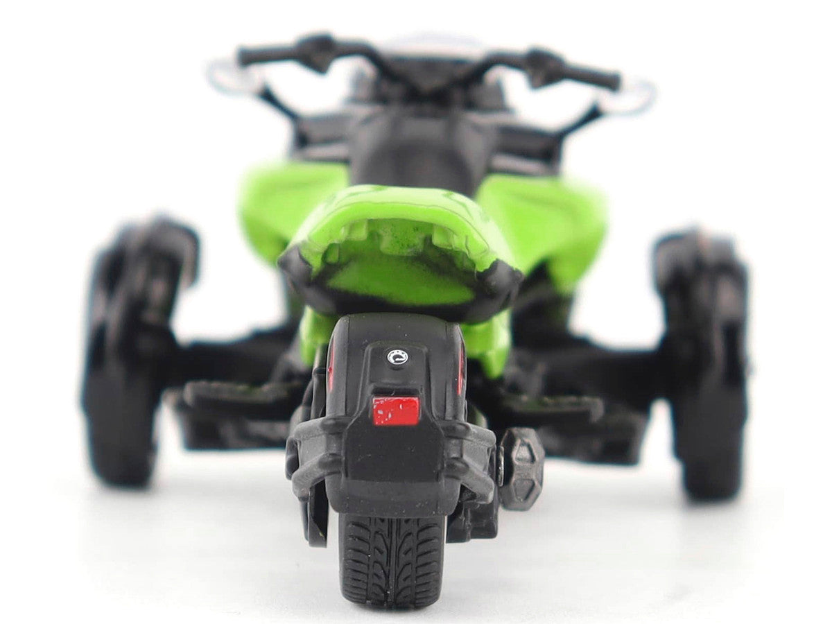 Can-Am Spyder F3-S Special 3-Wheel Motorcycle Manta Green 1/32 Diecast Model by BRP Models LuxuryLifeWay Online Store