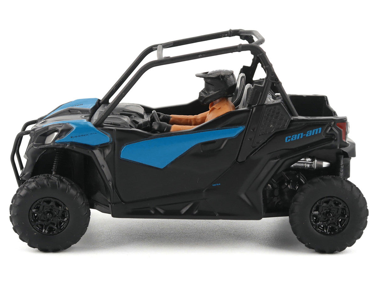 Can-Am Maverick Trail DPS 1000 Blue and Black with Driver Figure 1/32 Diecast Model by BRP Models LuxuryLifeWay Online Store