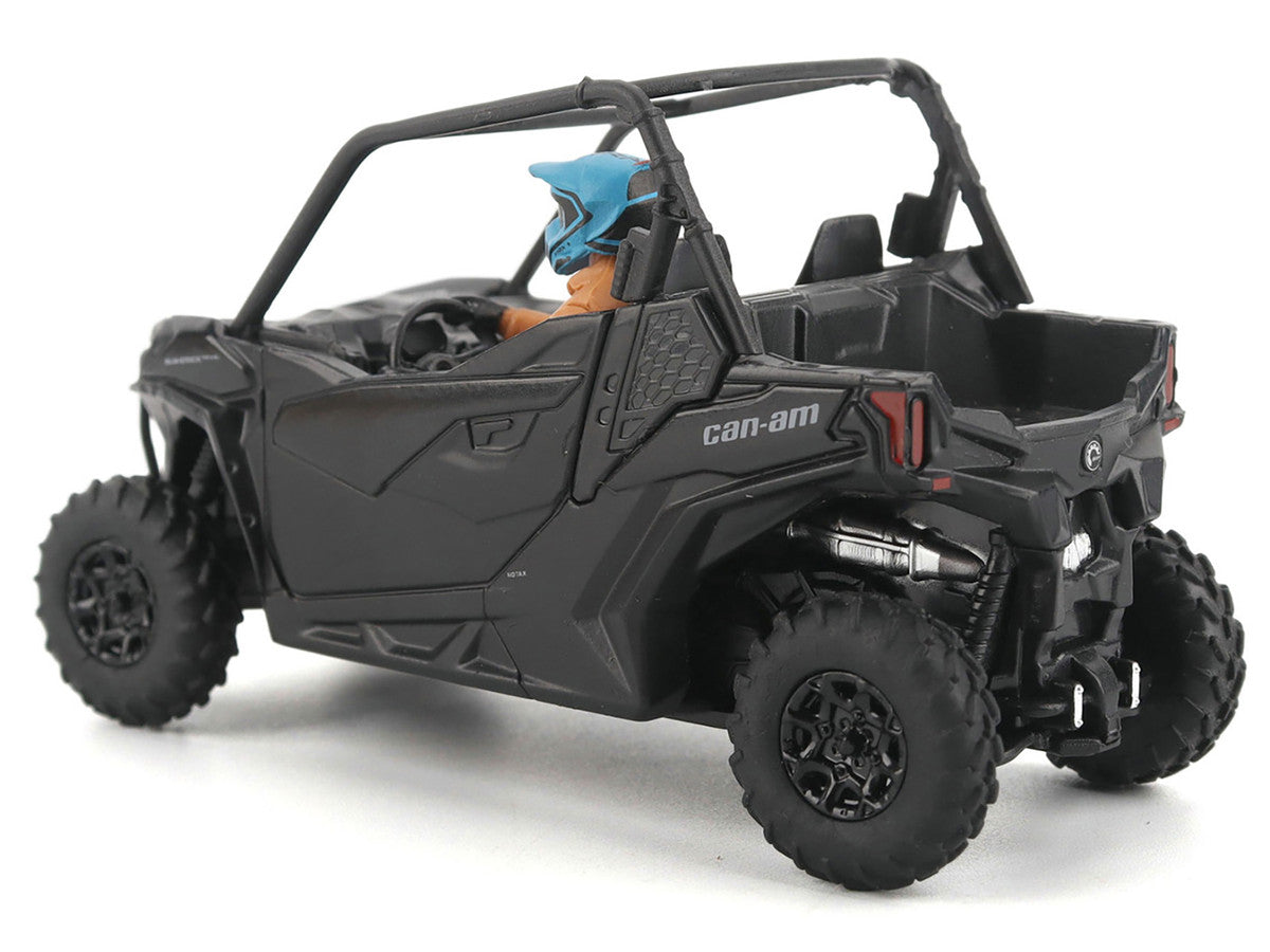 Can-Am Maverick Trail DPS 1000 Matt Black with Driver Figure 1/32 Diecast Model by BRP Models LuxuryLifeWay Online Store