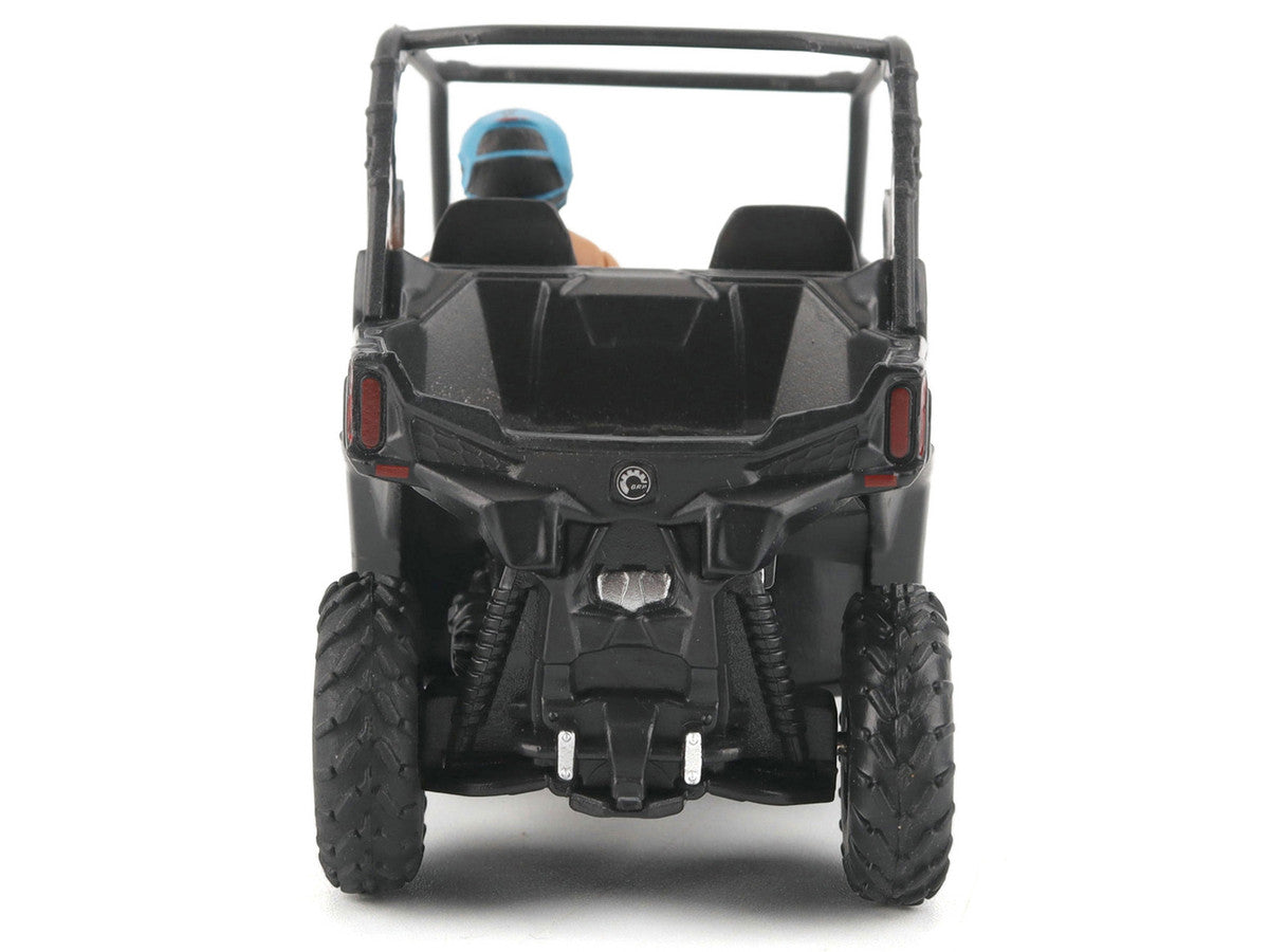 Can-Am Maverick Trail DPS 1000 Matt Black with Driver Figure 1/32 Diecast Model by BRP Models LuxuryLifeWay Online Store