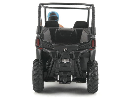 Can-Am Maverick Trail DPS 1000 Matt Black with Driver Figure 1/32 Diecast Model by BRP Models LuxuryLifeWay Online Store