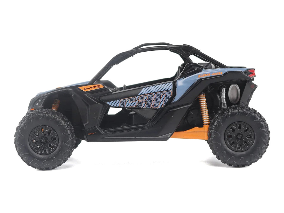 Can-Am Maverick X3 DS Turbo Blue and Orange 1/32 Diecast Model by BRP Models LuxuryLifeWay Online Store