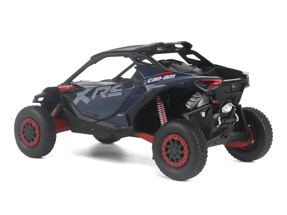Can-Am Maverick R X RS with Smart-Shox Dark Blue and Red 1/32 Diecast Model by BRP Models LuxuryLifeWay Online Store