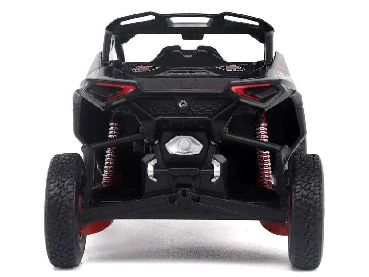 Can-Am Maverick R X RS with Smart-Shox Dark Blue and Red 1/32 Diecast Model by BRP Models LuxuryLifeWay Online Store
