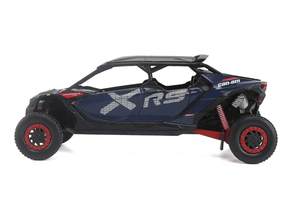 Can-Am Maverick R MAX X RS with Smart-Shox Dark Blue and Red 1/32 Diecast Model by BRP Models LuxuryLifeWay Online Store