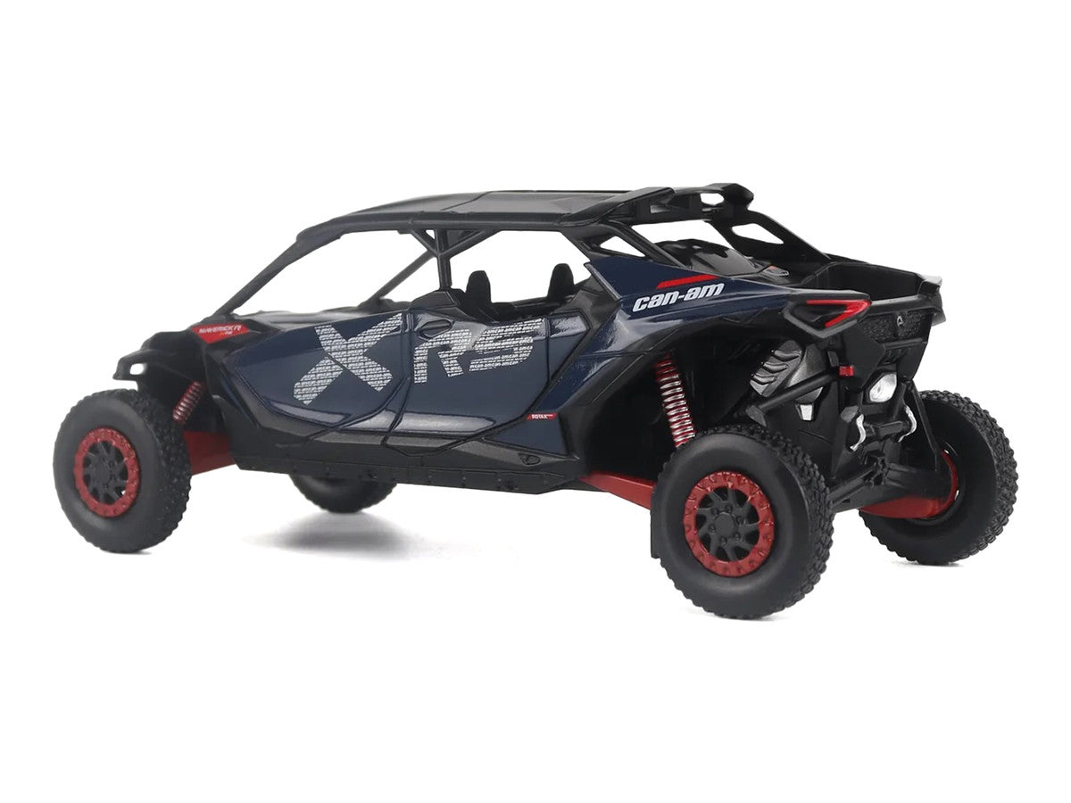 Can-Am Maverick R MAX X RS with Smart-Shox Dark Blue and Red 1/32 Diecast Model by BRP Models LuxuryLifeWay Online Store