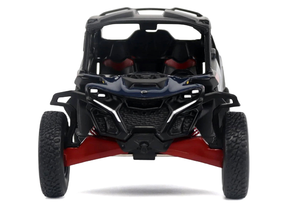 Can-Am Maverick R MAX X RS with Smart-Shox Dark Blue and Red 1/32 Diecast Model by BRP Models LuxuryLifeWay Online Store