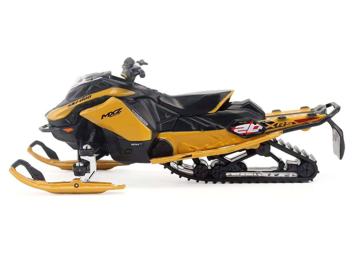 Ski-Doo MXZ XRS 20th Anniversary Snowmobile Yellow 1/32 Die Cast Model by BRP Models LuxuryLifeWay Online Store