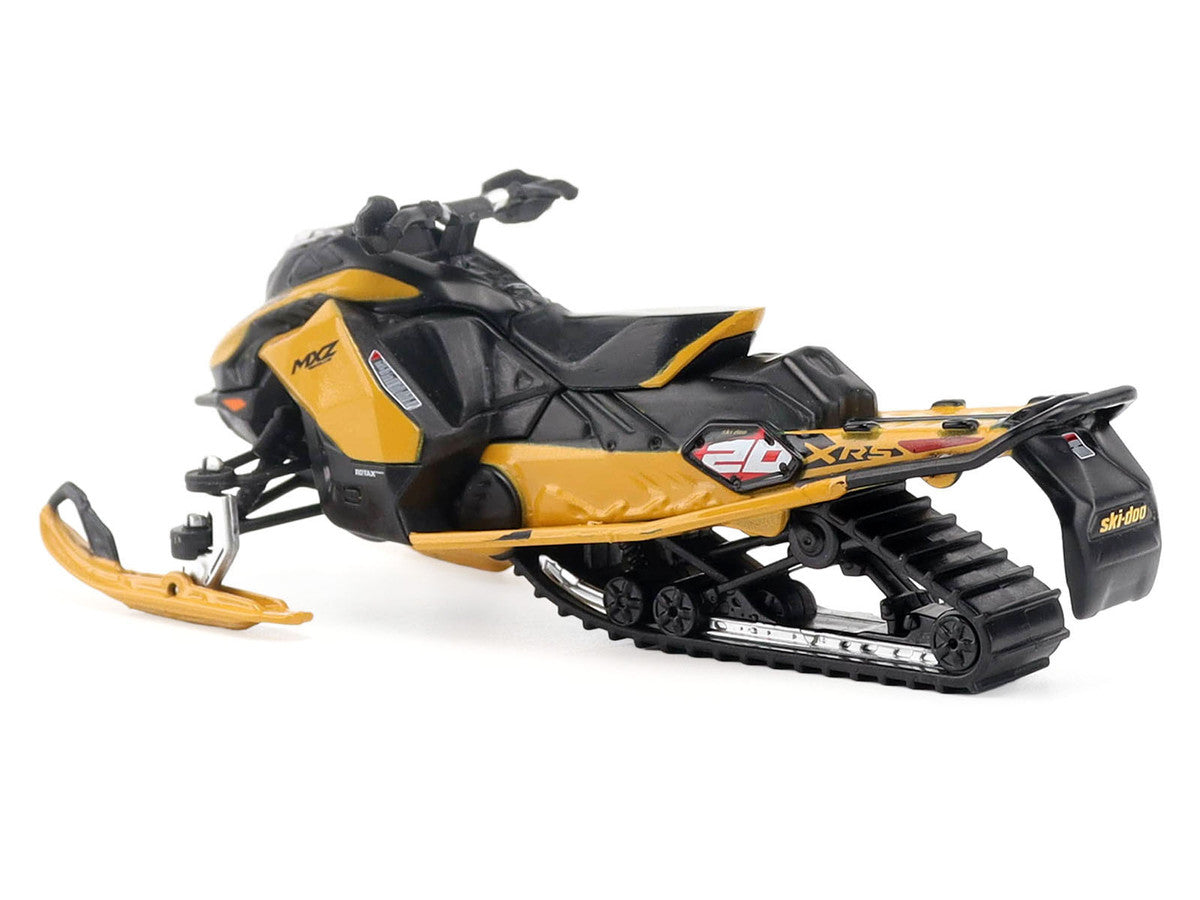 Ski-Doo MXZ XRS 20th Anniversary Snowmobile Yellow 1/32 Die Cast Model by BRP Models LuxuryLifeWay Online Store