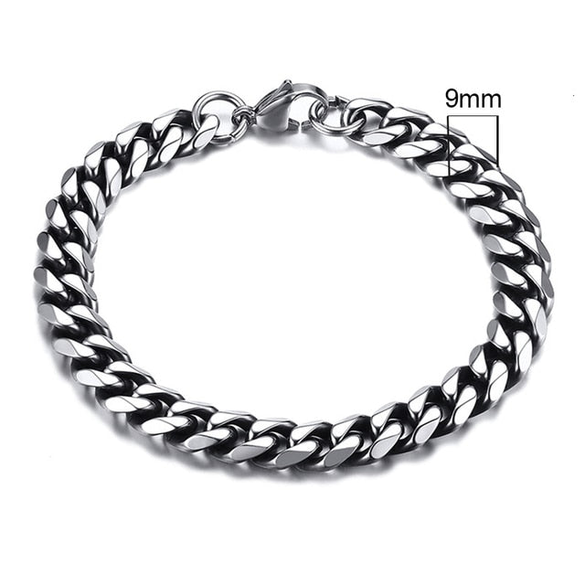 Men's Miami Cuban Chain Bracelet Pi-Mart