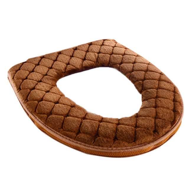 Plush Washable O-Shape Toilet Seat Cover Best YouTube Store