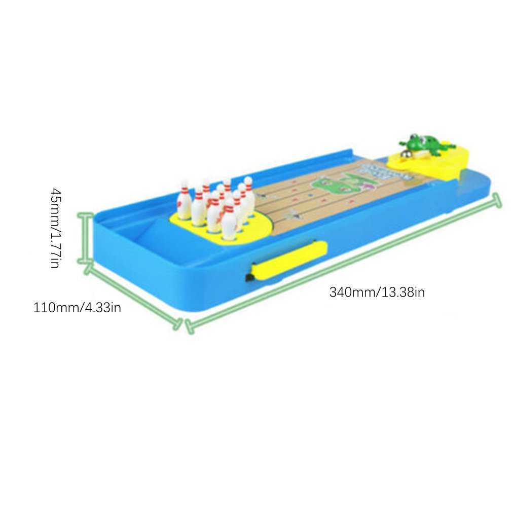 Mini Bowling Desktop Game - Puzzle Board Game Pi-Mart