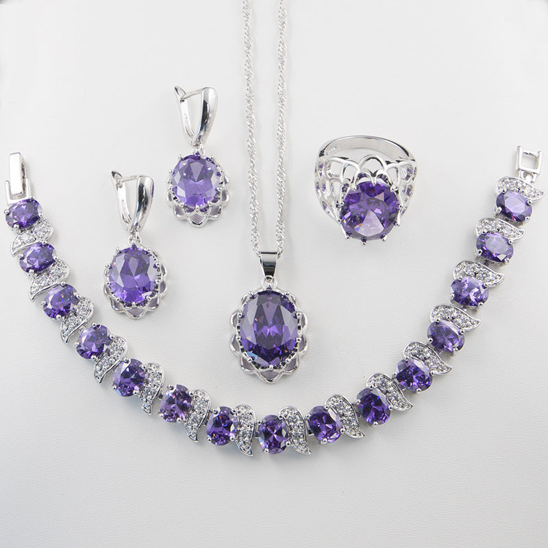 Flower basket earring set