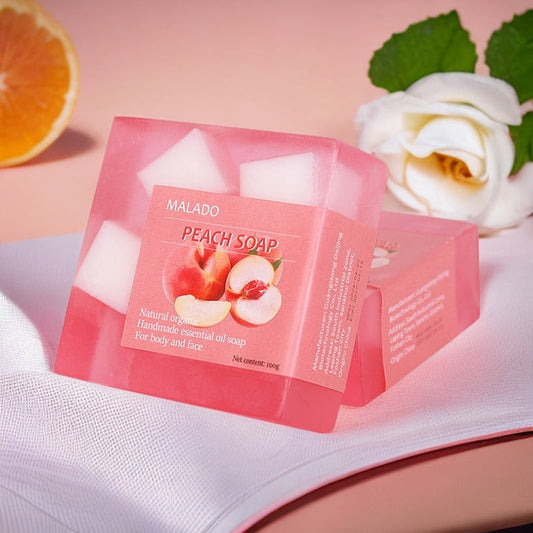 Peach Chunk Fruit Soap Tri Light Beauty