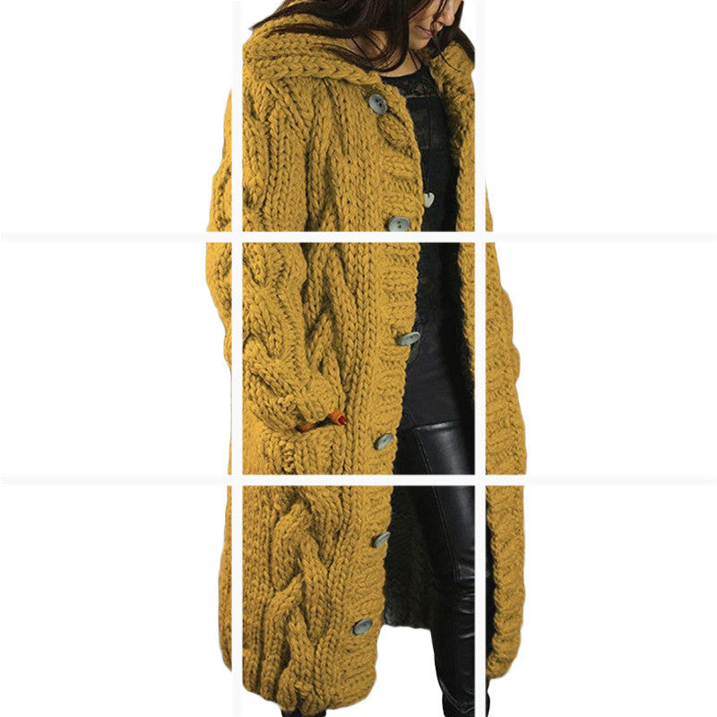 Women's Cardigan Plus Size Sweater Coat LadyShow.Store
