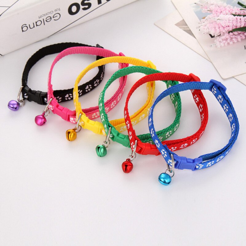 The pet cat wears a bell collar Pets Fashion