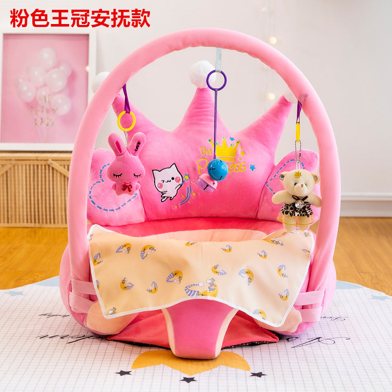Crown Baby Learning Chair Plush Sofa for Infants LuxuryLifeWay Online Store