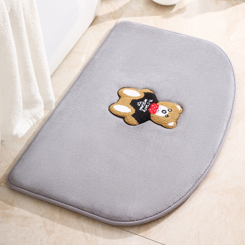 Absorbent Non-slip Living Room Bathroom Floor Mat