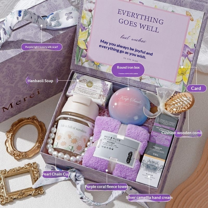 International Women's Day Gift Goddess Bridesmaid Wedding High-end Practical Birthday Gift Box Wedding Guest Gift LadyShow.Store