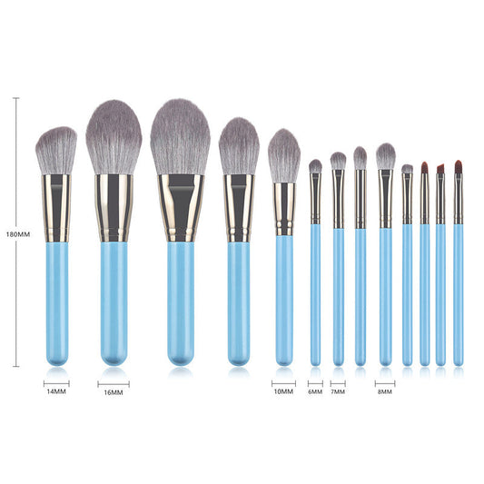 13-Piece Makeup Brush Set with Powder Brush LadyShow.Store