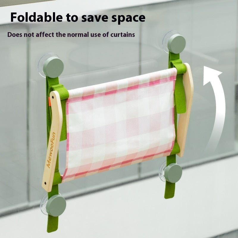 Cat Hammock Window Sucker Hanging Balcony Glass Swing Pets Fashion