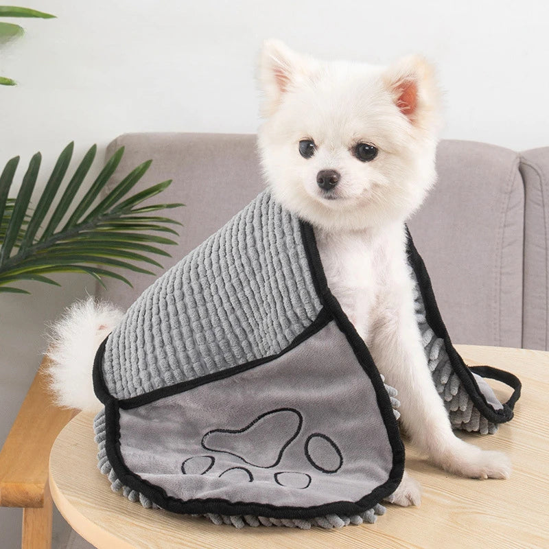 Absorbent Dog Towel, Microfiber Quick Drying Towel Machine Washable With Hand Pockets Pet Towel For Medium Large Dog Super Absorbent Pet Towel Quickly Dry Your Dog Or Cat After Bath Time Pets Fashion