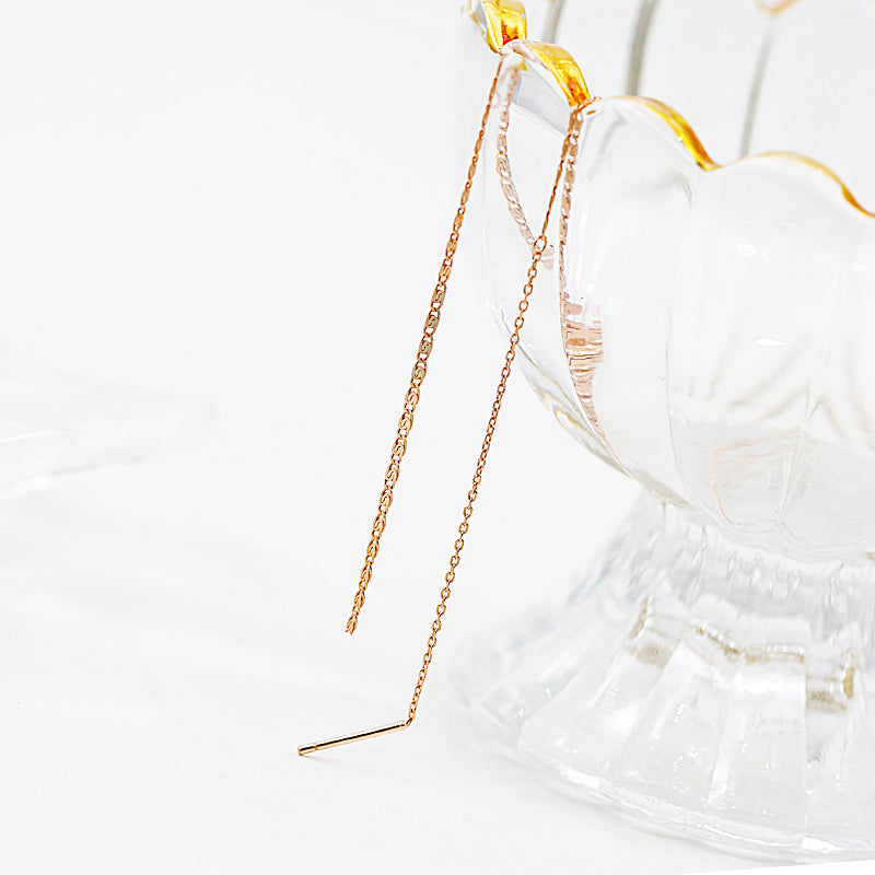 S925 Sterling Silver Ear Thread Female LadyShow.Store