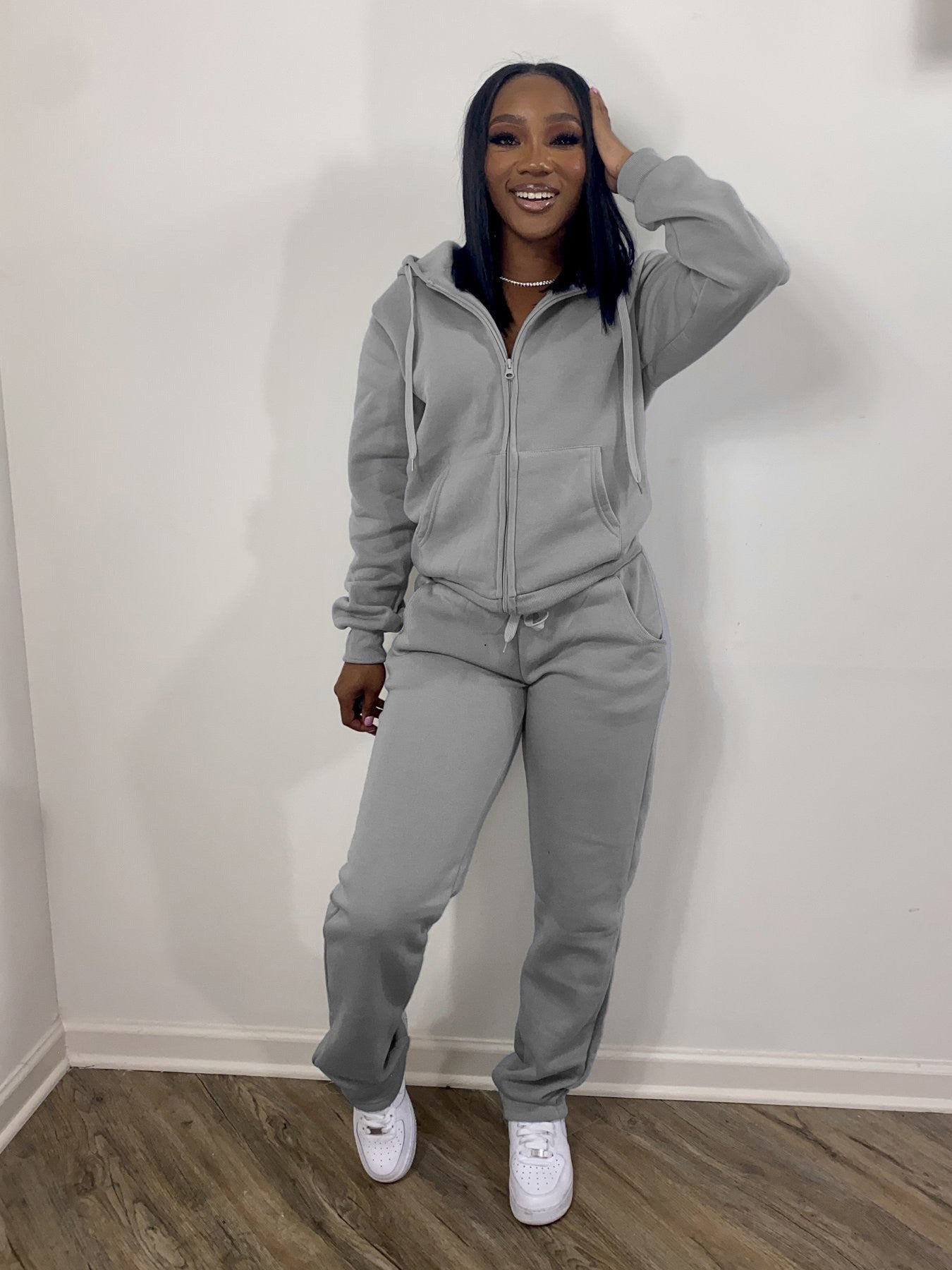 Women Sweatsuit Set 2 Piece Outfits Casual Hoodies Tops And Sweatpants Jogger Tracksuits Loose Trousers LuxuryLifeWay Online Store