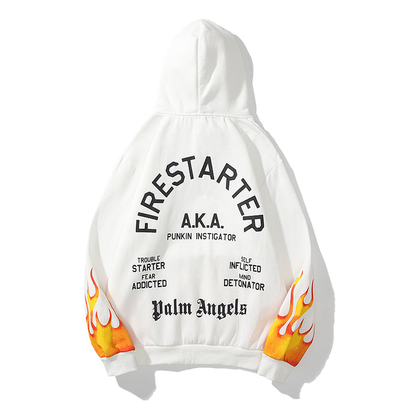 Flame hooded sweatshirt