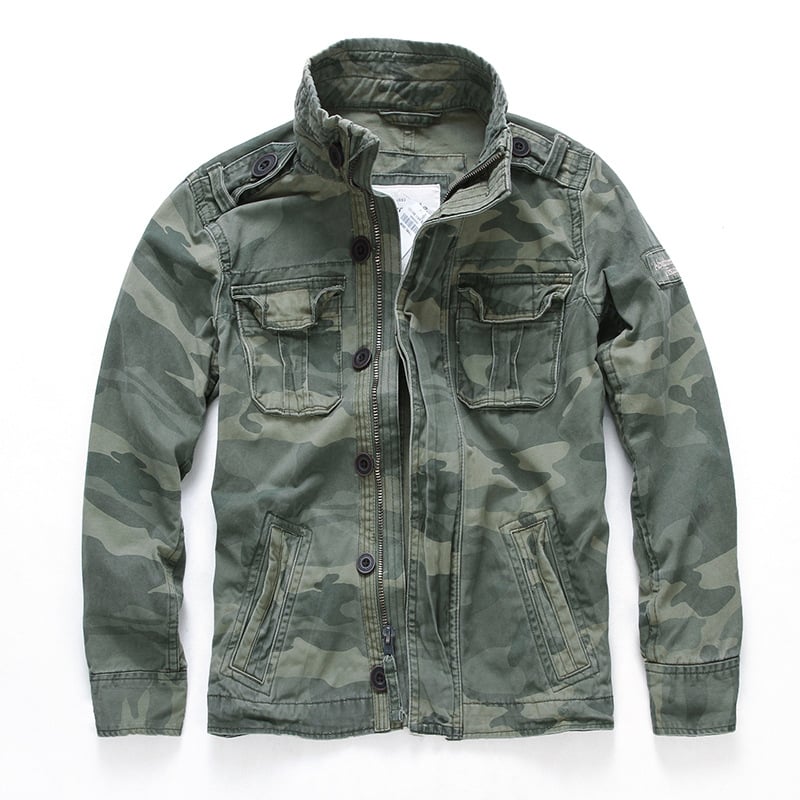 Camouflage Denim Jacket Pi-Mart