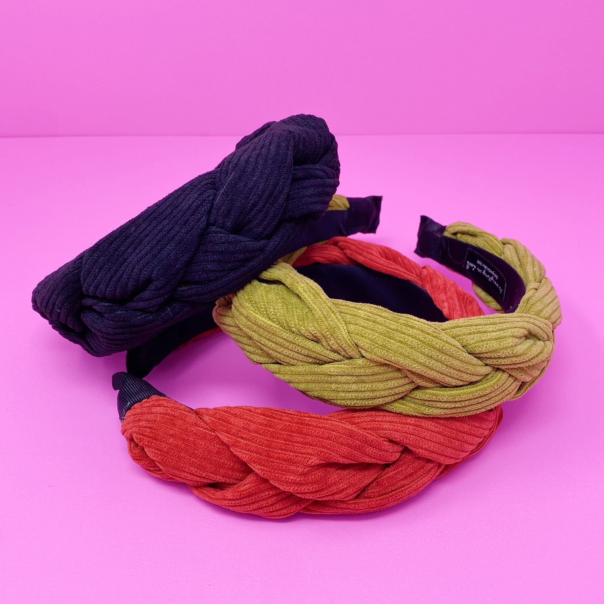 Braided Corduroy Headband LadyShow.Store