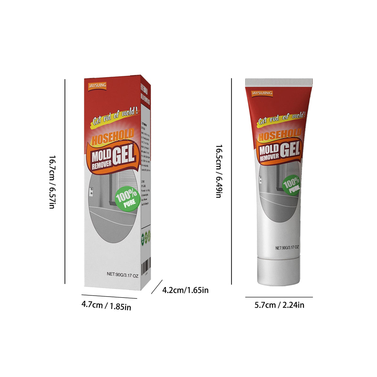 Toilet And Kitchen Mildew Removing Gel Mildew Removing Gel Tri Light Beauty