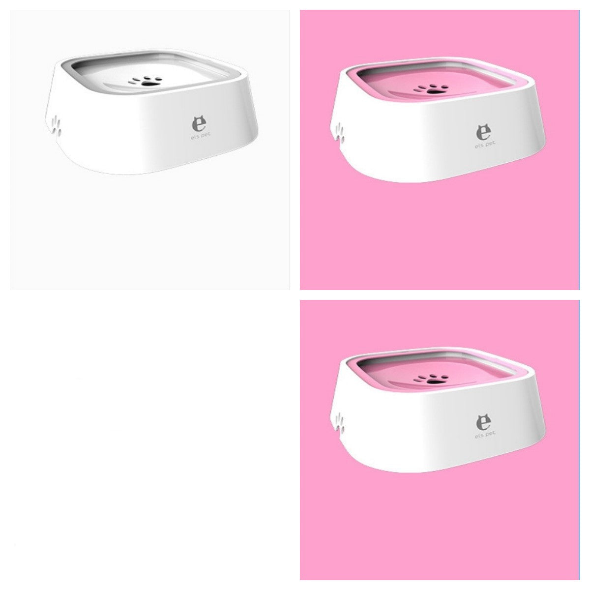 1.5L Cat Dog Water Bowl Carried Floating Bowl Anti-Overflow Slow Water Feeder Dispenser Pet Fountain ABS&PP Dog Supplies Pets Fashion