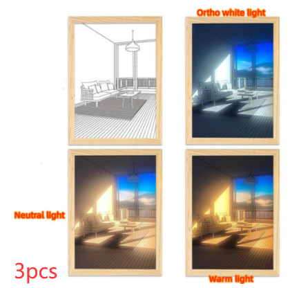 Illuminated Picture LED PearlNestDecor.com