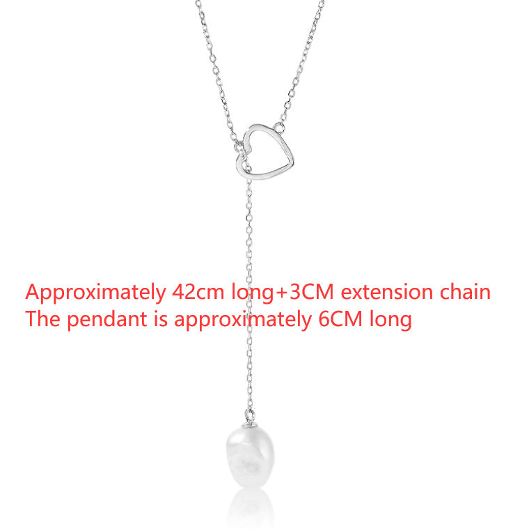 S925 Natural Freshwater Pearl Necklace LadyShow.Store