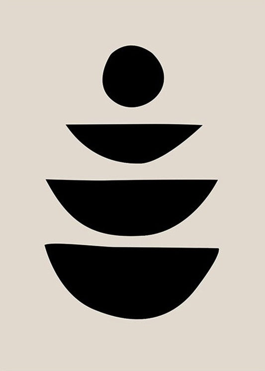 Abstract Bohemian Wall Art Poster PearlNestDecor.com