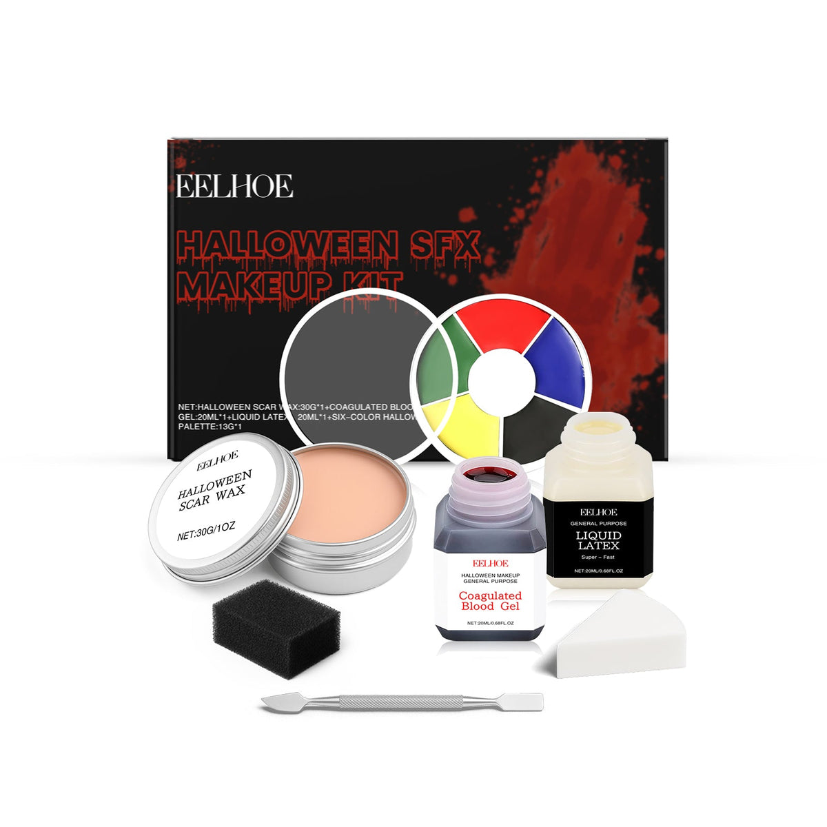 Halloween Special Effects Makeup Set 1 Set 1box Tri Light Beauty