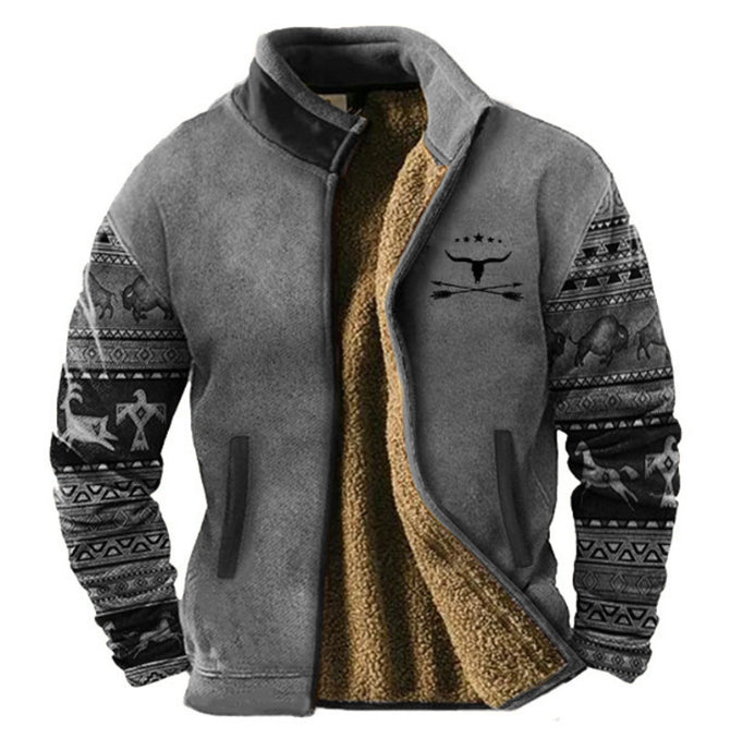 New Men's Cotton Clothes Fleece Jacket Coat Fashion Trend Best YouTube Store