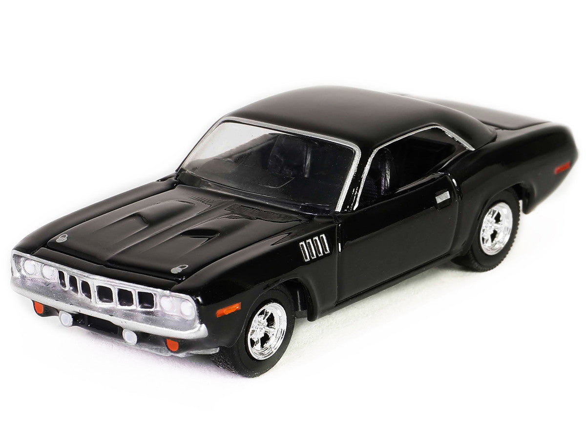 Plymouth Barracuda Black "John Wick: Chapter 4" (2023) Movie "Hollywood Series" Release 41 1/64 Diecast Model Car by Greenlight LuxuryLifeWay Online Store