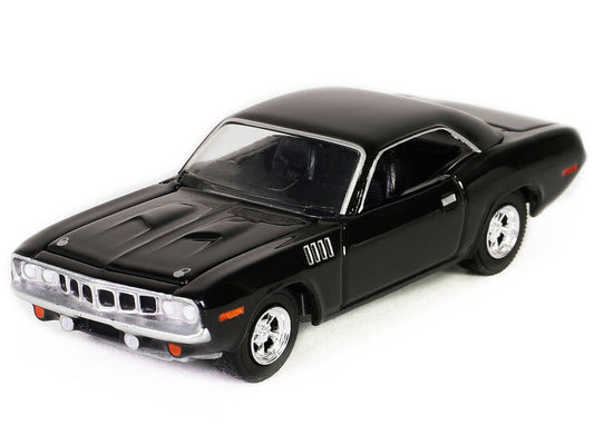 Plymouth Barracuda Black "John Wick: Chapter 4" (2023) Movie "Hollywood Series" Release 41 1/64 Diecast Model Car by Greenlight LuxuryLifeWay Online Store