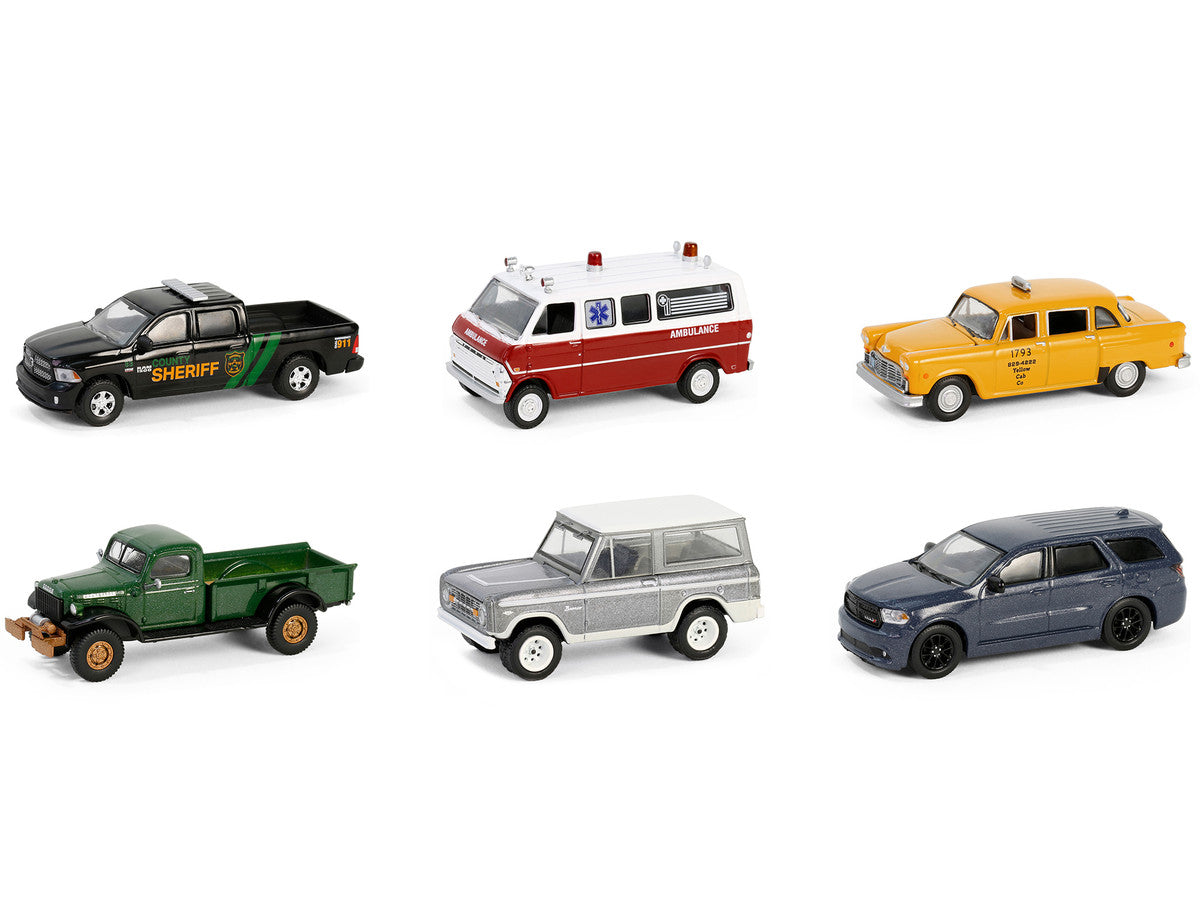 "Hollywood Series" Set of 6 pieces Release 42 1/64 Diecast Model Cars by Greenlight LuxuryLifeWay Online Store