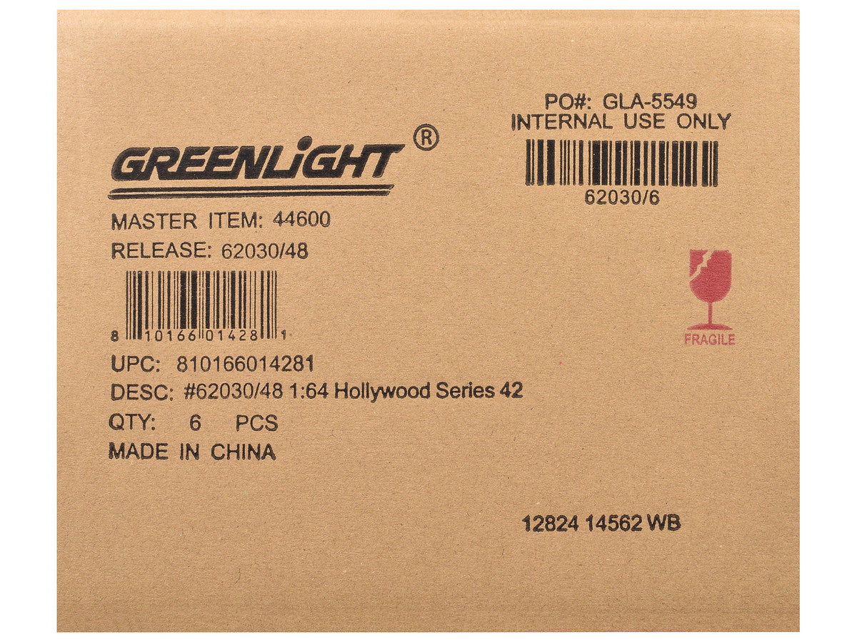 "Hollywood Series" Set of 6 pieces Release 42 1/64 Diecast Model Cars by Greenlight LuxuryLifeWay Online Store