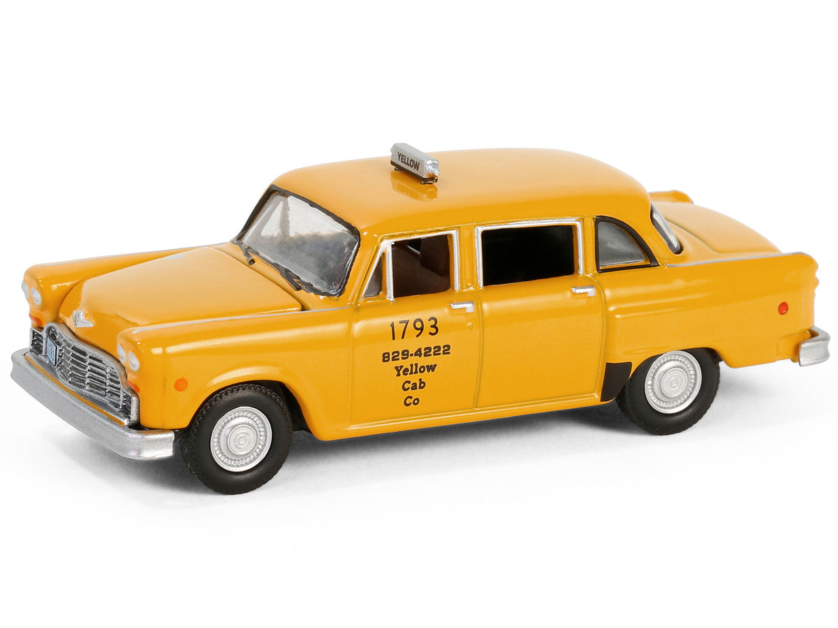 1980 Checker Taxicab "Yellow Cab Co. #1793" Yellow "Ferris Bueller's Day Off" (1986) Movie "Hollywood Series" Release 42 1/64 Diecast Model Car by Greenlight LuxuryLifeWay Online Store